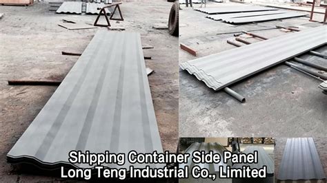 shipping container sheet metal|container wall thickness.